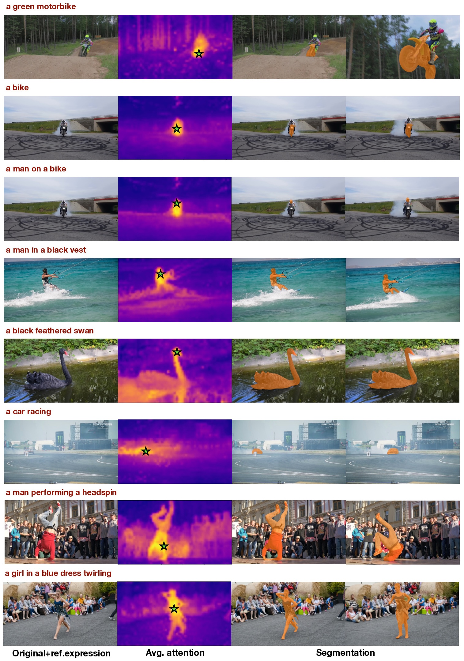 Video Referral Segmentation Results